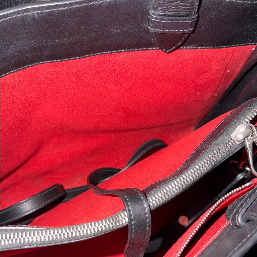 Max Mara Black Leather Tote Bag - Picture 8 of 10